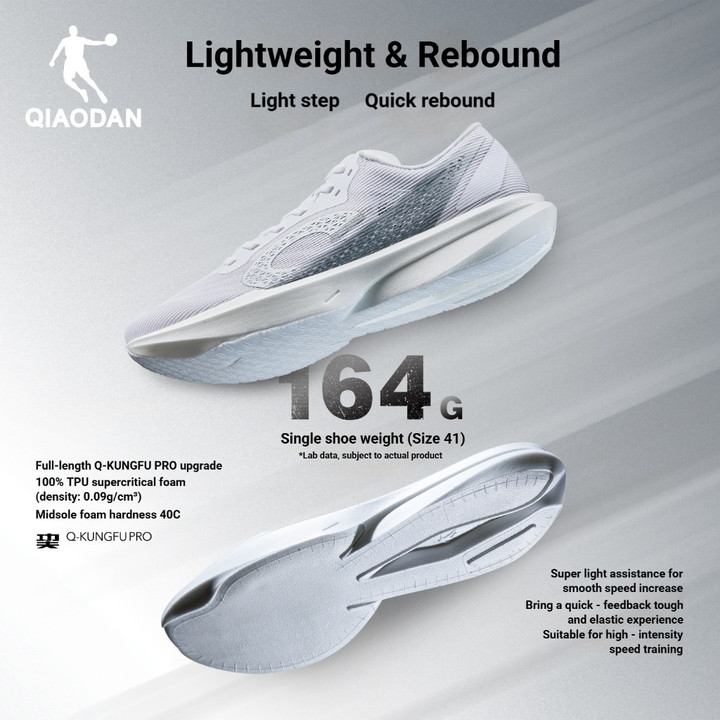 Qiaodan WIND SL รองเท้าวิ่งผู้หญิงกว้าง FitShock Absorption Breathable ArchSupport QDB022262269 — รองเท้ากีฬา แบรนด์ Qiaodan ของแท้ 100% เช็คราคาจาก Shopee Lazada thumbnail 2