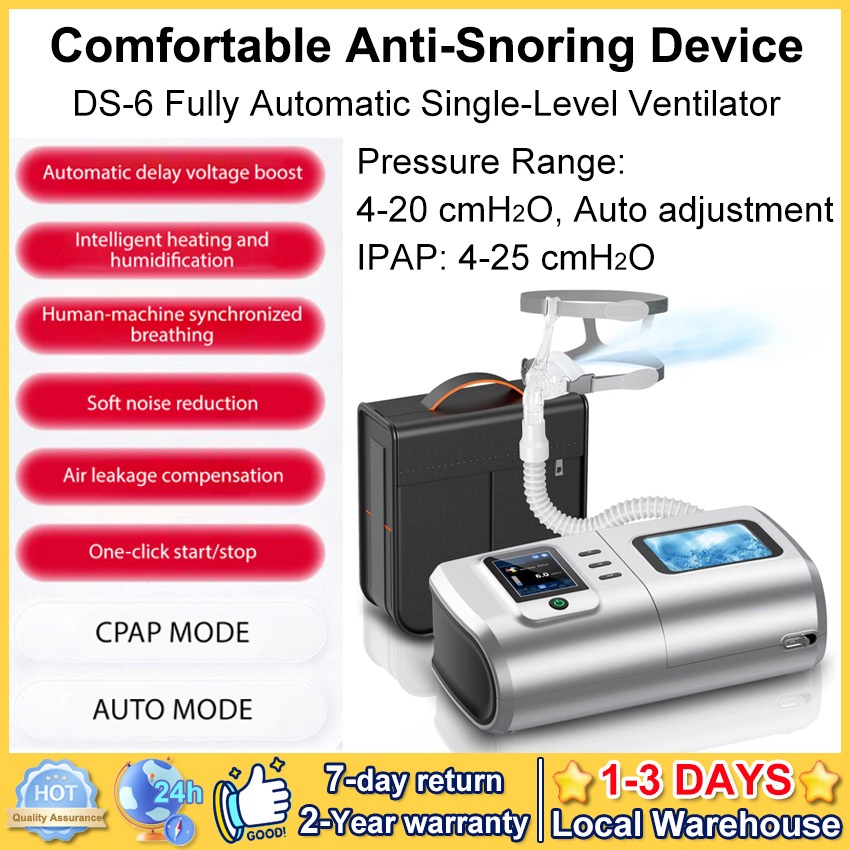 2Days⭐Local+COD⭐ Fully Automatic DS6-CPAP Single-Stage Ventilator, Auto ...