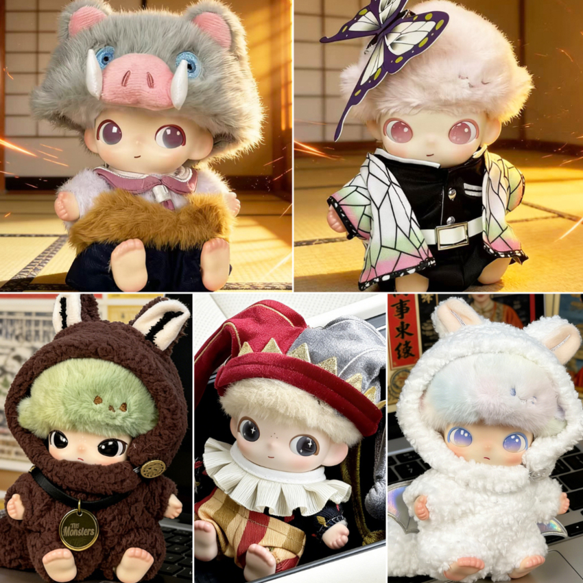 Dimoo New Diary Series เสื้อผ้าเด็กที่สวมใส่ได้ Demon Slayer Inosuke ...
