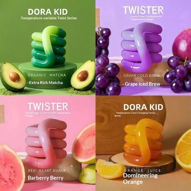 Tangle Anti Stress ADHD Fidget ของเล่นออทิสติก Sensory เด็กปริศนา ...