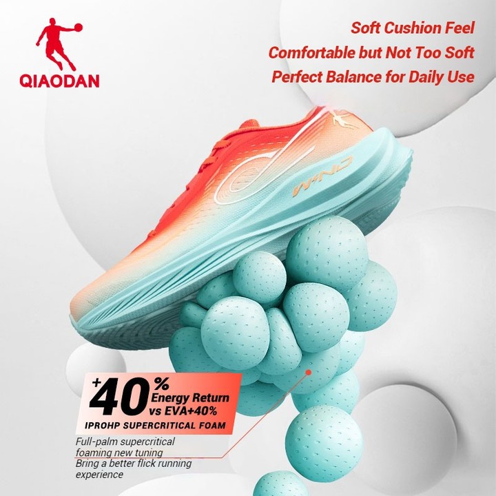 Qiaodan WIND 3TR รองเท้าวิ่งกีฬาการฝึกอบรม Shock Absorbent Rebound Anti-slip QDB022252297 — รองเท้ากีฬา แบรนด์ Qiaodan ของแท้ 100% เช็คราคาจาก Shopee Lazada thumbnail 4
