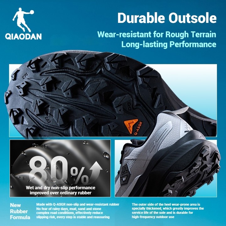 Qiaodan Mountain God 3.0 Trail Running Shoes กันลื่น เกาะดี ลุยทุกพื้นผิว Outdoor HikingQDF193262977 — รองเท้ากีฬา แบรนด์ Qiaodan ของแท้ 100% เช็คราคาจาก Shopee Lazada thumbnail 4