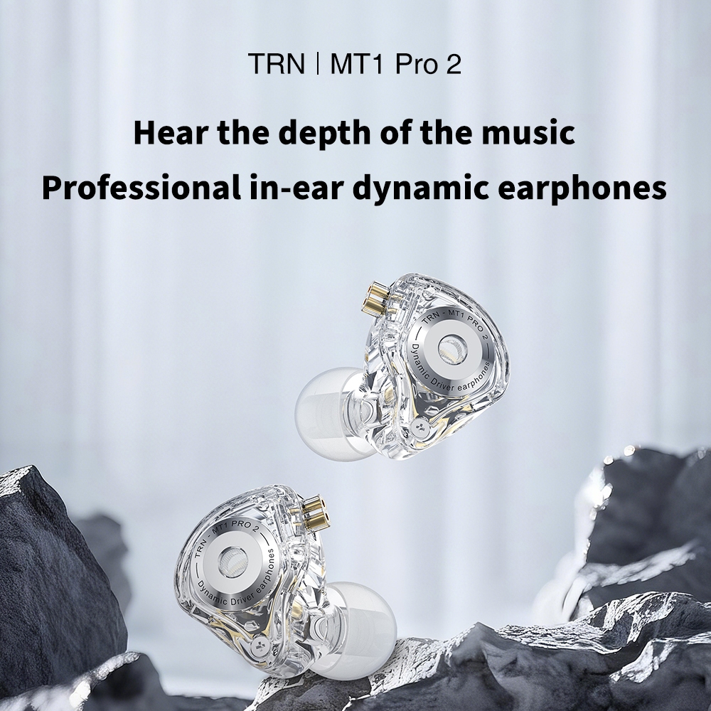 TRN MT1 PRO 2 HiFI หูฟังชนิดใส่ในหูมืออาชีพหูฟังชนิดใส่ในหูแบบไดนามิก ...