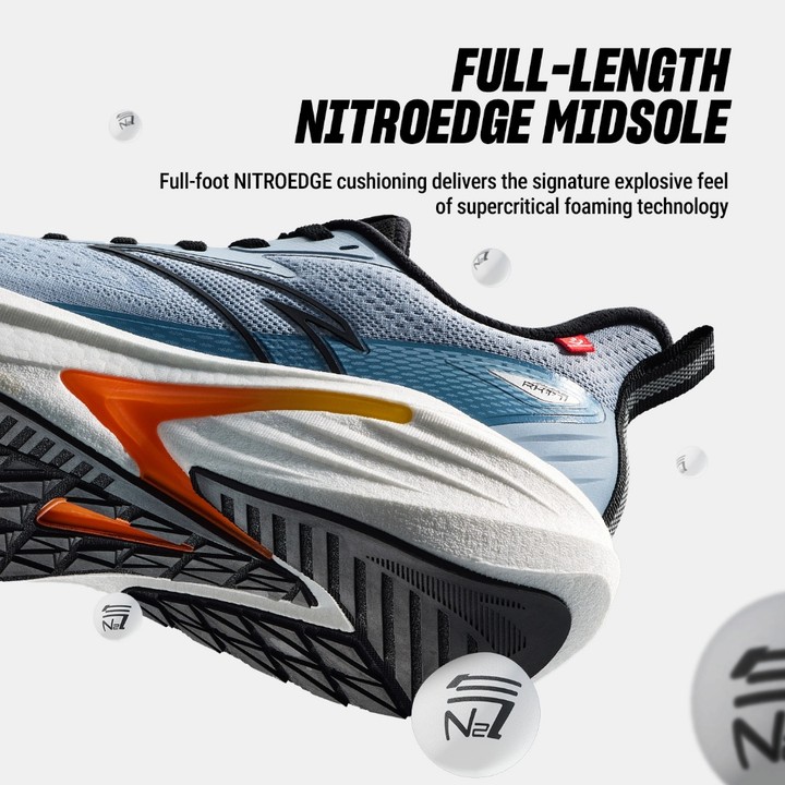 ANTA Men Rocket 7 รองเท้าวิ่งกันกระแทก Rebound Shock Absorption รองเท้ากีฬา 112545581 — รองเท้ากีฬา แบรนด์ Anta ของแท้ 100% เช็คราคาจาก Shopee Lazada thumbnail 5