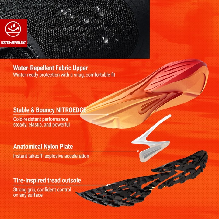 ANTA Men Rocket 7 รองเท้าวิ่งกันกระแทก Rebound Shock Absorption รองเท้ากีฬา 112545581 — รองเท้ากีฬา แบรนด์ Anta ของแท้ 100% เช็คราคาจาก Shopee Lazada thumbnail 2
