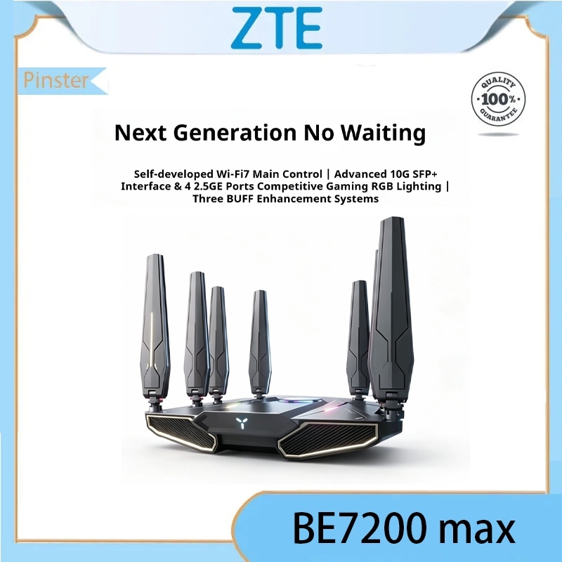 ZTE Wentian Router BE7200 max 10 Gigabit 2.5G Ethernet Port WiFi 7 ...