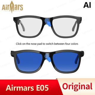 Airmars E05 kính thông minh tai nghe Bluetooth 5.4 AI Real-Time dịch thuật thời gian thực âm thanh tốt HD Calls cảm ứng đổi màu