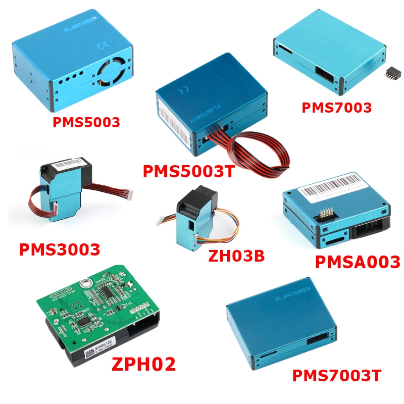 Plantower PMS5003 PMS7003 PMS7003T PMS5003ST PMS3003 PMSA003 เซ็นเซอร์ ...