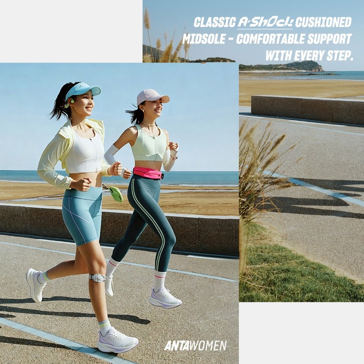 ANTA ผู้หญิง STINGER 7 รองเท้าวิ่ง Cushioned สวมใส่รองเท้าวิ่งระบายอากาศ 922615511 — รองเท้ากีฬา แบรนด์ Anta ของแท้ 100% เช็คราคาจาก Shopee Lazada thumbnail 3