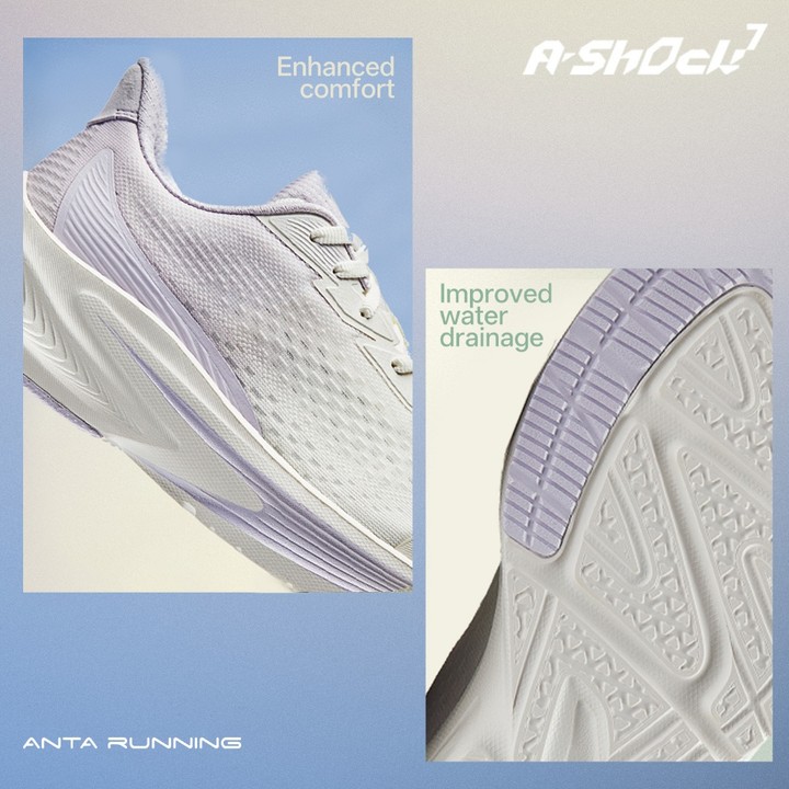 ANTA ผู้หญิง STINGER 7 รองเท้าวิ่ง Cushioned สวมใส่รองเท้าวิ่งระบายอากาศ 922615511 — รองเท้ากีฬา แบรนด์ Anta ของแท้ 100% เช็คราคาจาก Shopee Lazada thumbnail 2