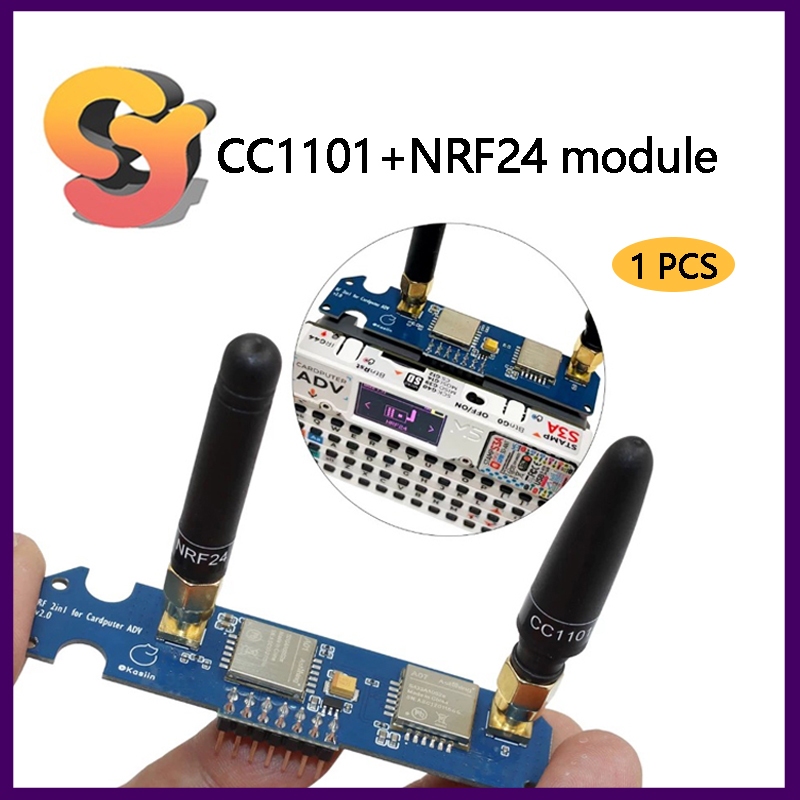 [อุปทานสต็อกพร้อม] M5Stack CC1101+NRF24 โมดูล RF สองในหนึ่งเดียวที่ ...