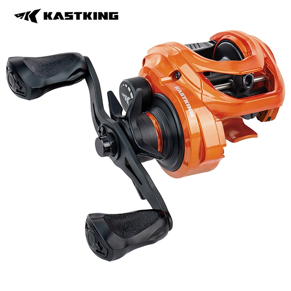 KastKing Lethal Blaze Baitcasting Reel 7.3:1 อัตราทดเกียร์ความเร็วสูง กรอบไนลอนเสริมไฟเบอร์น้ำหนักเบา เหมาะสำหรับการตกปลาน้ำจืดและในฝั่งทะเล