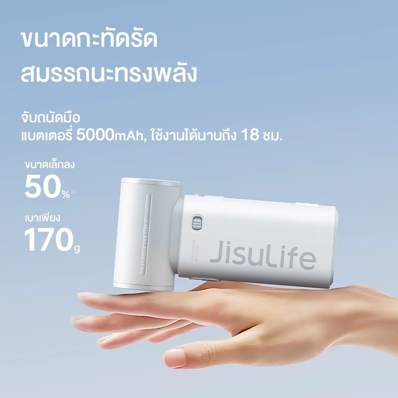 รีวิวพัดลม JisuLife Life9: จิ๋วแต่แจ๋ว ลมแรงเหมือนพกไดร์เป่าผมติดตัว (พัดลม jisulife life 9) 2