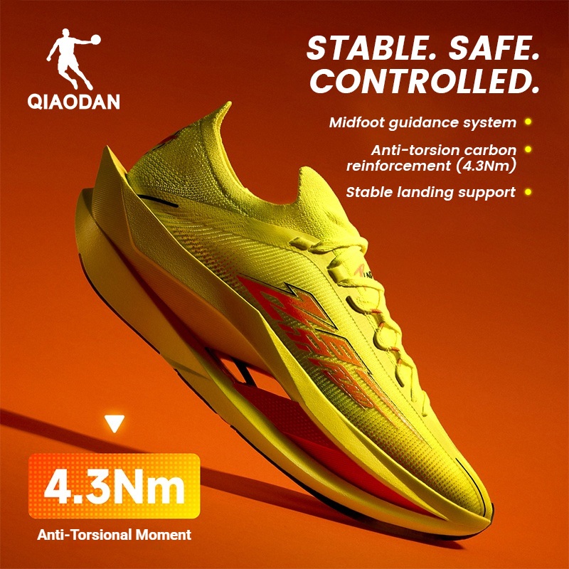 Qiaodan PLAID 3.0 รองเท้าวิ่งคาร์บอน Marathon Racing เบา เด้ง หน้าเท้ากว้าง QDB023262290 — รองเท้ากีฬา แบรนด์ Qiaodan ของแท้ 100% เช็คราคาจาก Shopee Lazada thumbnail 6
