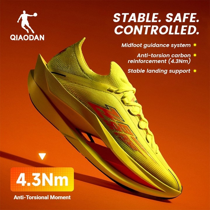 Qiaodan PLAID 3.0 รองเท้าวิ่งคาร์บอน Marathon Racing เบา เด้ง หน้าเท้ากว้าง QDB023262290 — รองเท้ากีฬา แบรนด์ Qiaodan ของแท้ 100% เช็คราคาจาก Shopee Lazada thumbnail 6