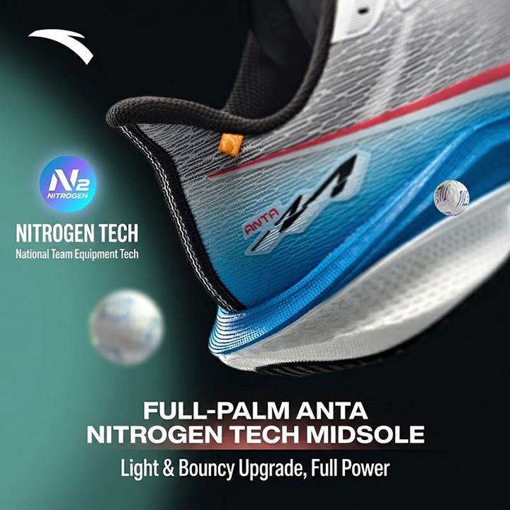 ANTA Mach 5 รองเท้าวิ่งผู้ชาย Professional Cushioning Rebound รองเท้ากีฬา 112535593ร — รองเท้ากีฬา แบรนด์ Anta ของแท้ 100% เช็คราคาจาก Shopee Lazada thumbnail 3