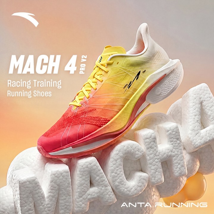 ANTA Mach 4 Pro V2 รองเท้าวิ่งผู้ชายกันกระแทกมืออาชีพ Rebound รองเท้ากีฬา 112535584 — รองเท้ากีฬา แบรนด์ Anta ของแท้ 100% เช็คราคาจาก Shopee Lazada - รูปที่ 1