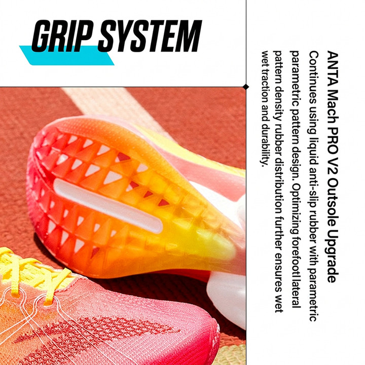 ANTA Mach 4 Pro V2 รองเท้าวิ่งผู้ชายกันกระแทกมืออาชีพ Rebound รองเท้ากีฬา 112535584 — รองเท้ากีฬา แบรนด์ Anta ของแท้ 100% เช็คราคาจาก Shopee Lazada thumbnail 3