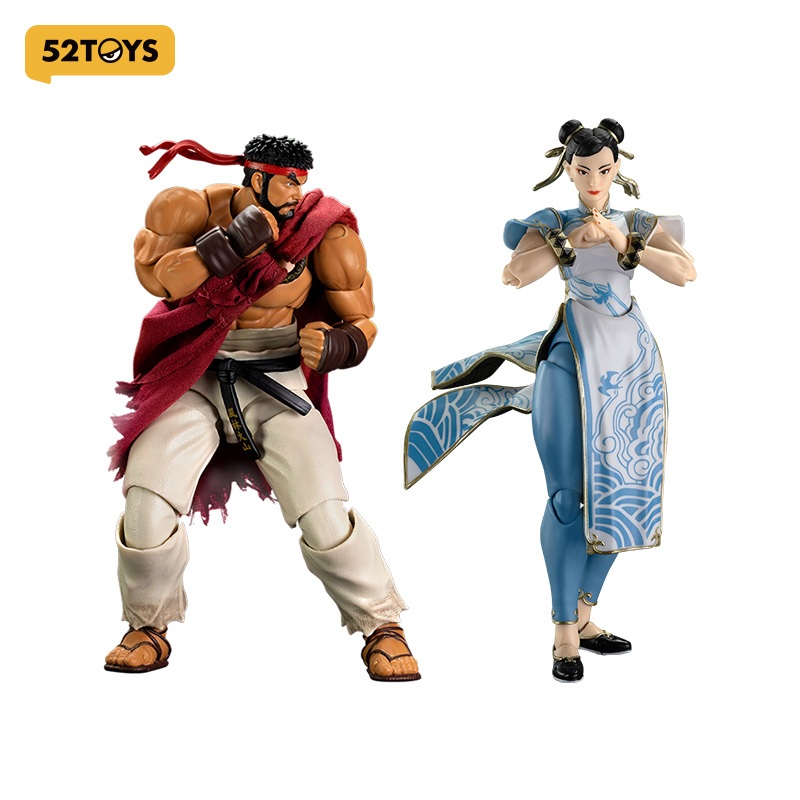 52TOYS FigLite Street Fighter 6 Ryu /ChunLi Figure Toy
