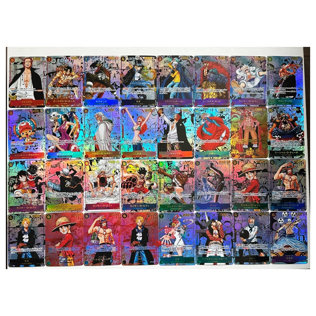OPCG One Piece DIY การ์ดการ์ตูน op09 op015 op05 Luffy Nami Roger สาม ...