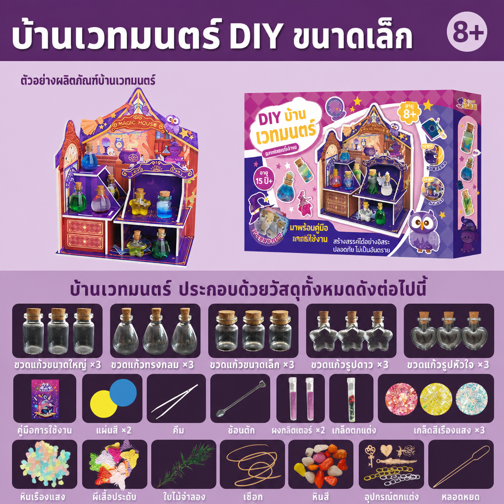 ชุดทดลองวิทยาศาสตร์ STEM สำหรับเด็ก 5-12 ปี