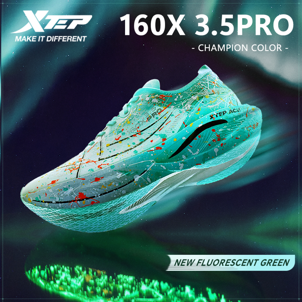 XTEP 160X3.5PRO  รองเท้าวิ่งแผ่นคาร์บอน รองเท้าวิ่งมาราธอน รองเท้าวิ่งแข่งขันมืออาชีพ