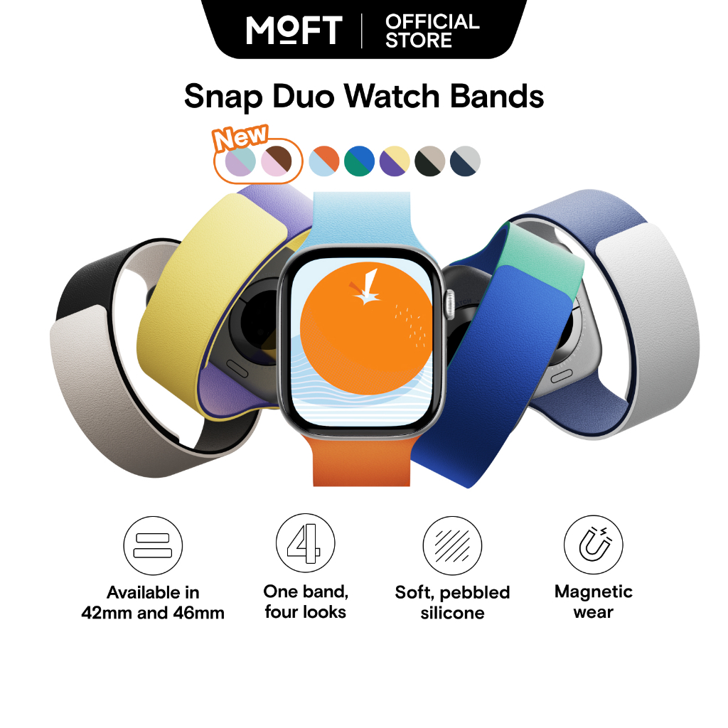 MOFT Snap Duo Watch Bands For Apple Watch 42/41/40/38mm 49/46/45/44mm ...