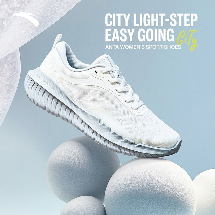 ANTA ผู้หญิงกีฬารองเท้ากันกระแทก Rebound Shock Absorption รองเท้าวิ่งกีฬา 922537721 — รองเท้ากีฬา แบรนด์ Anta ของแท้ 100% เช็คราคาจาก Shopee Lazada thumbnail 3