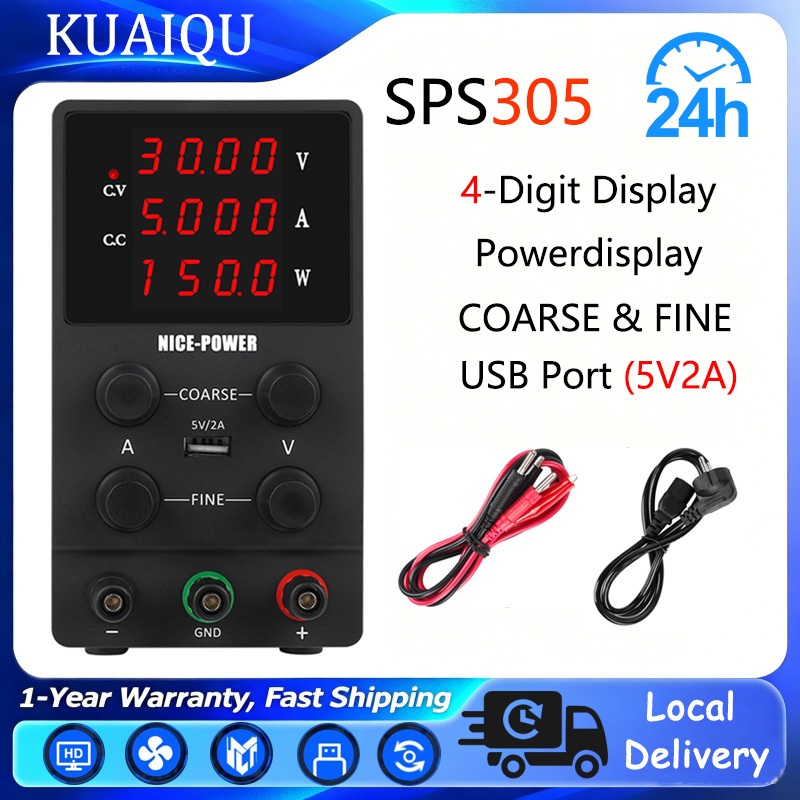 NICE-POWER DC Power Supply Variable: 30V 5A ปรับ Switching Regulated ...