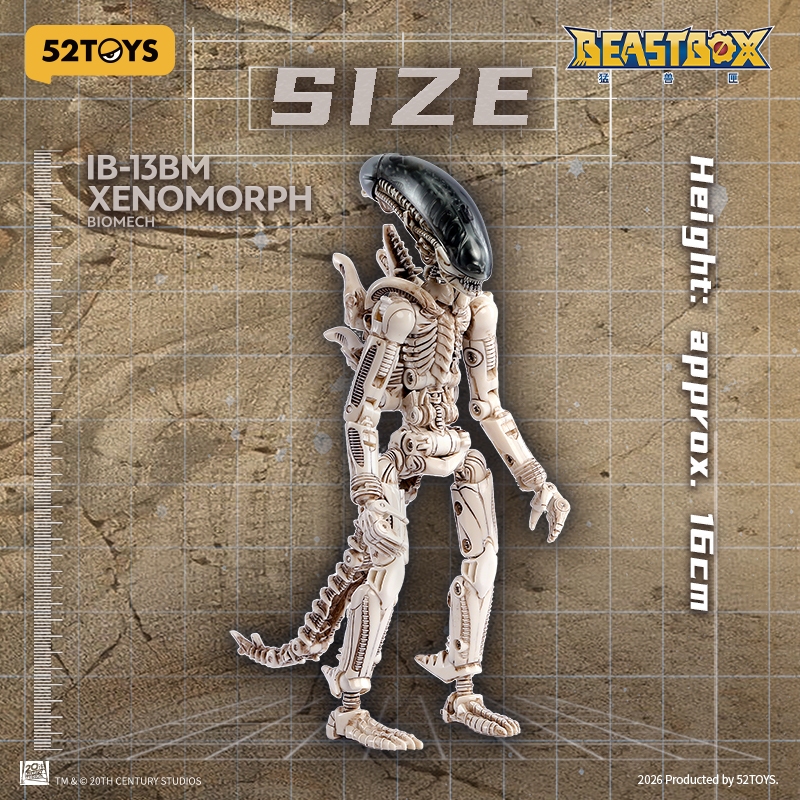 Limited Release】52TOYS INFINITYBOX IB-13BM XENOMORPH-BIOMECH