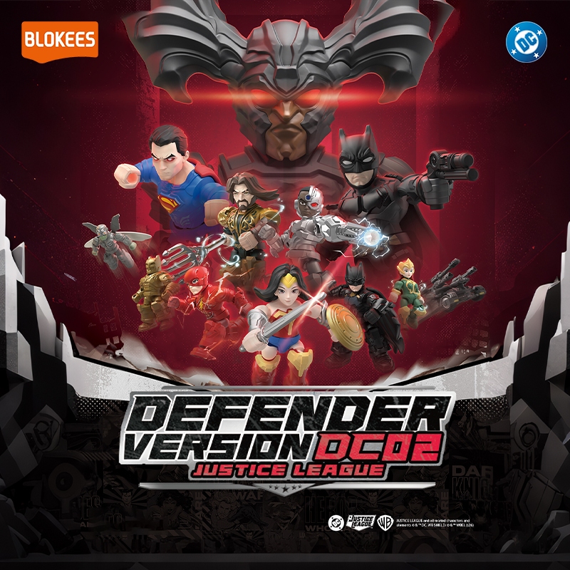 【NEW】BLOKEES DC Comics Defender Version 01 02 กล่องสุ่ม ฟิกเกอร์มินิ ...