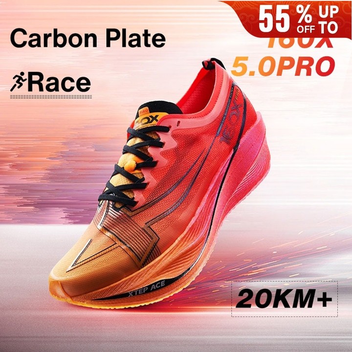 【xtep】160X5.0 Pro | รองเท้าวิ่ง คาร์บอน สําหรับผู้ชาย Carbon Running Shoes for Men — รองเท้ากีฬา แบรนด์ Xtep ของแท้ 100% เช็คราคาจาก Shopee Lazada - รูปที่ 1