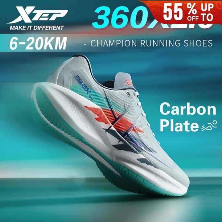 【xtep】360X 2.0丨รองเท้าวิ่งมาราธอน Racing Carbon Board รองเท้าวิ่ง Running shoes — รองเท้ากีฬา แบรนด์ Xtep ของแท้ 100% เช็คราคาจาก Shopee Lazada - รูปที่ 1