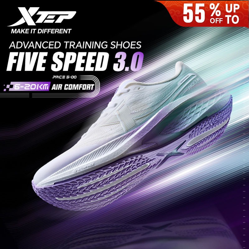 รีวิว Xtep Five Speed 3.0: รองเท้าวิ่งผู้หญิงคู่ใจสำหรับฤดูร้อน เบา สบาย ซัพพอร์ตดีงาม!