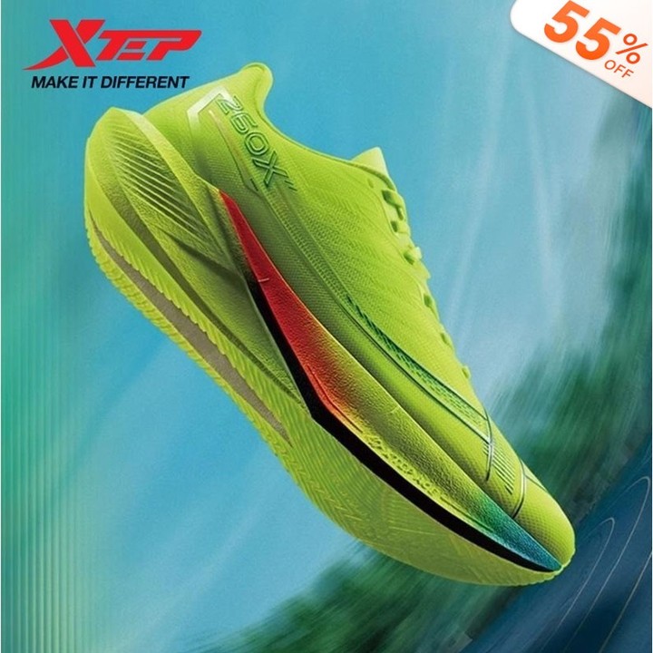 XTEP 260X 2.0 รองเท้าวิ่งมาราธอน สำหรับผู้ชาย พร้อมแผ่นคาร์บอน ดูดซับแรงกระแทก รองเท้ากีฬาฝึกซ้อมยอดนิยม รองเท้าวิ่งแข่งขันแบบโปร — รองเท้ากีฬา แบรนด์ Xtep ของแท้ 100% เช็คราคาจาก Shopee Lazada - รูปที่ 1
