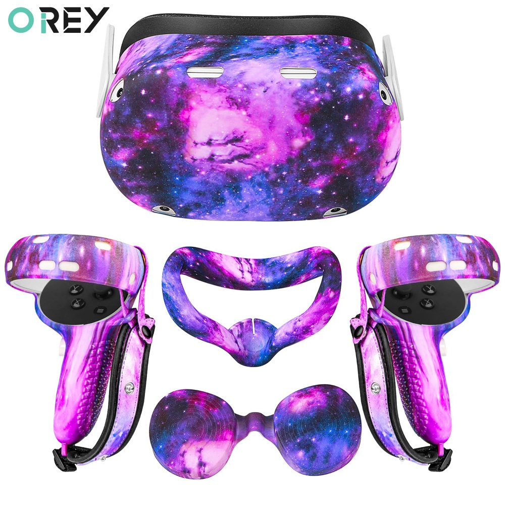 เคสซิลิโคนป้องกันสำหรับ Oculus Quest 2 ไม่รวมแว่นตา VR, ชุดหูฟังเสมือน ...