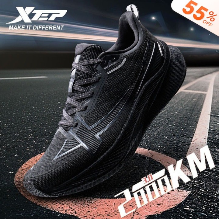 XTEP 2000KM 3.0 รองเท้าวิ่งผู้ชาย Rebound Support Professional Cushioning Shock Absorption — รองเท้ากีฬา แบรนด์ Xtep ของแท้ 100% เช็คราคาจาก Shopee Lazada - รูปที่ 1