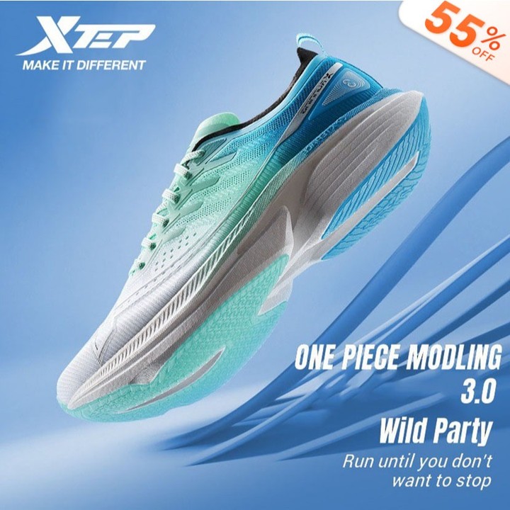 XTEP One Piece 3.0 รองเท้ากีฬา 3D รุ่นพิเศษ สําหรับผู้ชายและผู้หญิง รองรับแรงกระแทก ใส่สบาย เดิน วิ่ง รองเท้าผ้าใบ — รองเท้ากีฬา แบรนด์ Xtep ของแท้ 100% เช็คราคาจาก Shopee Lazada - รูปที่ 1