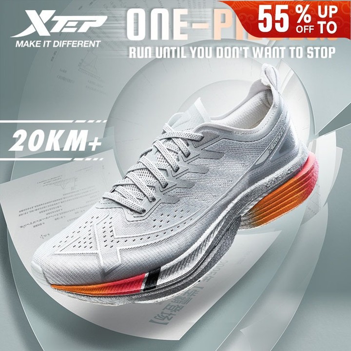 【xtep】One Piece 3.0 | รองเท้าวิ่ง รองเท้าแมราธอนแบบแข่งขัน Racing Nylon Plate Running Shoes Whirlwind Cheese — รองเท้ากีฬา แบรนด์ Xtep ของแท้ 100% เช็คราคาจาก Shopee Lazada - รูปที่ 1