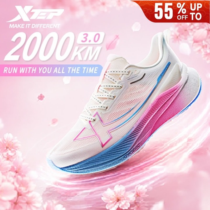 【xtep】2000KM 3.0 | ราชาแห่งการสึกหรอ รองเท้าวิ่ง Unisex รองเท้าวิ่งมาราธอน รองเท้าวิ่งจ็อกกิ้ง — รองเท้ากีฬา แบรนด์ Xtep ของแท้ 100% เช็คราคาจาก Shopee Lazada - รูปที่ 1