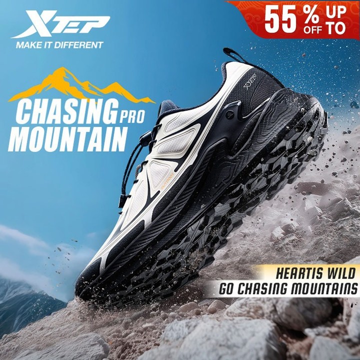 【xtep】Chasing Mountain PRO | รองเท้าพิเศษกลางแจ้ง สำหรับวิ่งข้ามประเทศ กันลื่น สวมใส่สบาย กันกระแทก — รองเท้ากีฬา แบรนด์ Xtep ของแท้ 100% เช็คราคาจาก Shopee Lazada - รูปที่ 1