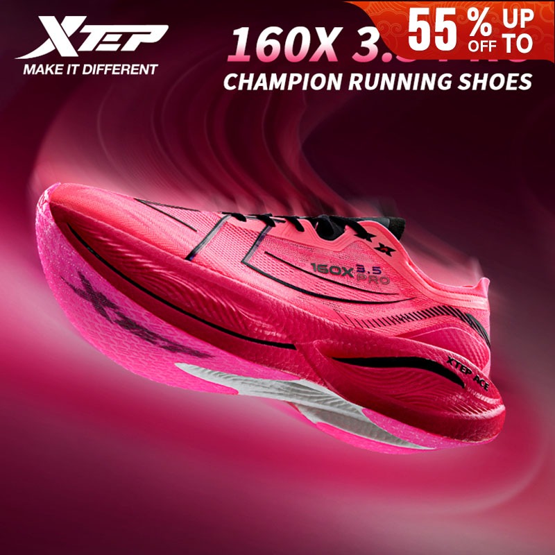 【xtep】160X3.0 Pro+160X3.5 Pro | รองเท้าวิ่งมาราธอน PB รองรับแรงกระแทก สําหรับผู้ชาย