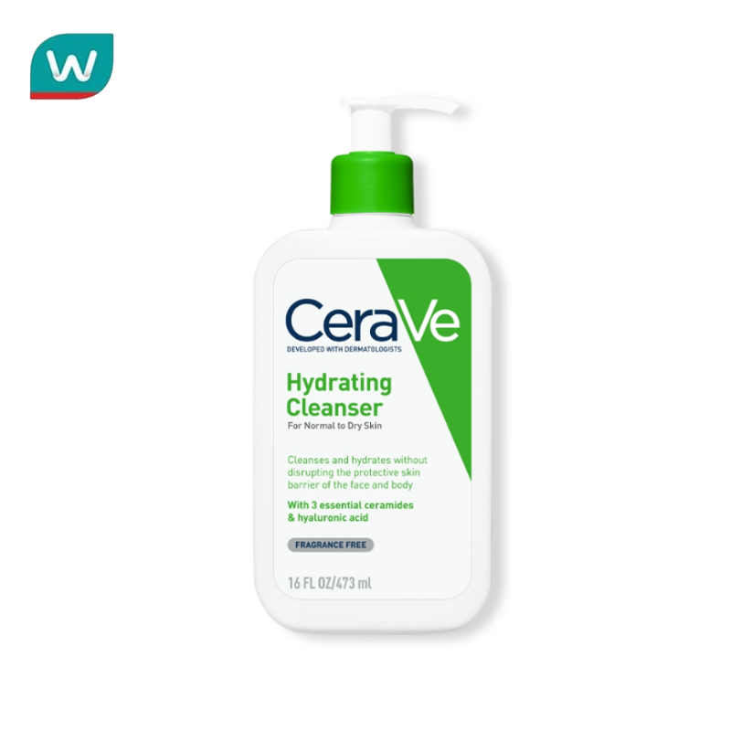 เซราวี CERAVE Hydrating Cleanser ทำความสะอาดผิวหน้าและผิวกายสำหรับผิวแห้ง 473ml