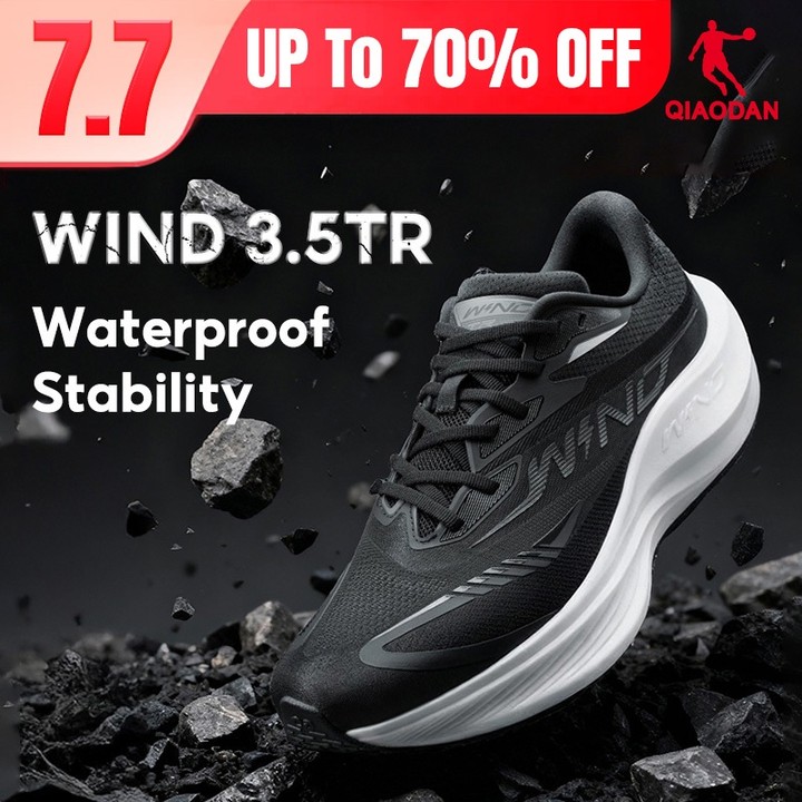 Qiaodan WIND 3.5TR รองเท้าวิ่งผู้ชายฤดูหนาวการฝึกอบรม Shock ดูดซับ Anti-Slip Rebound QDB023254297 — รองเท้ากีฬา แบรนด์ Qiaodan ของแท้ 100% เช็คราคาจาก Shopee Lazada - รูปที่ 1