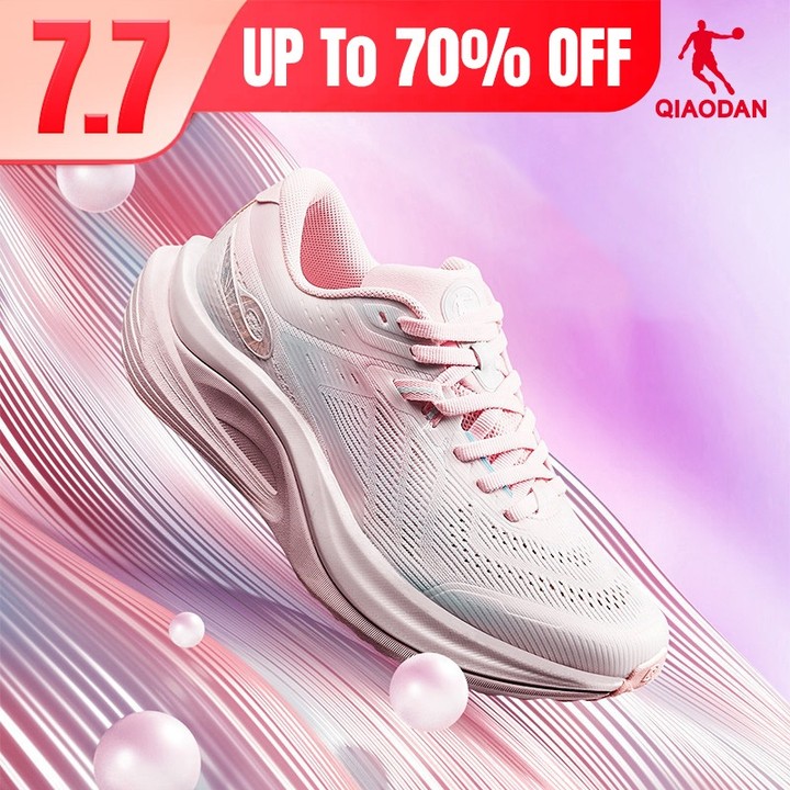 Qiaodan WIDE รองเท้าวิ่งผู้หญิงเท้ากว้างการดูดซึม Shock Breathable นุ่มน้ําหนักเบา QDB022252292 — รองเท้ากีฬา แบรนด์ Qiaodan ของแท้ 100% เช็คราคาจาก Shopee Lazada - รูปที่ 1