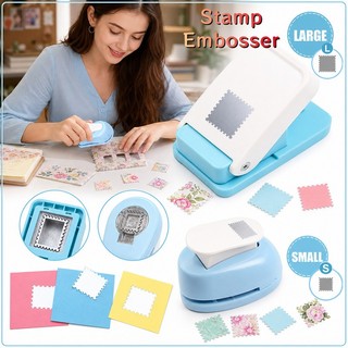 🚚ท้องถิ่น🚚 ประเภทกดประทับรูปร่างกระดาษเจาะรูแบบพกพาเจาะรูอุปกรณ์ Scrapbooking Card DIY