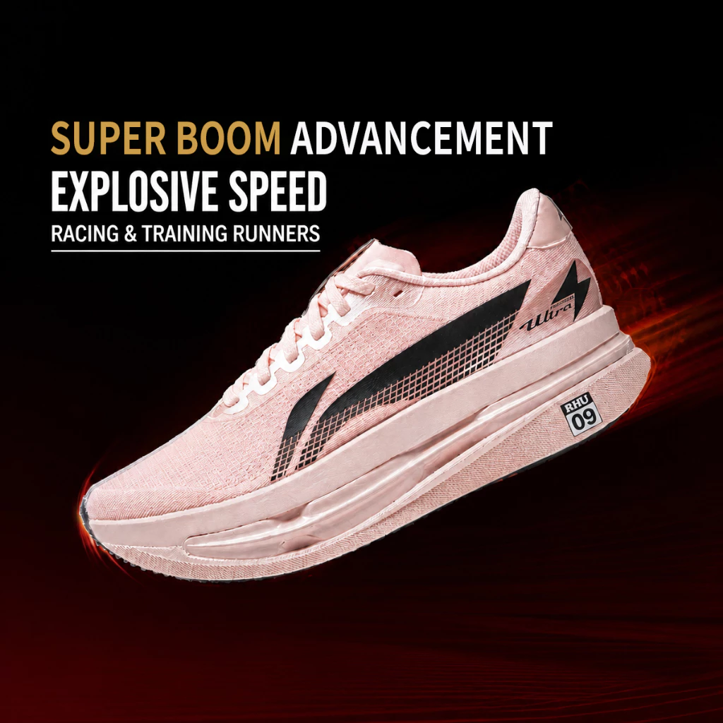LI-NING RED HARE 9 ULTRA - รองเท้าวิ่งเทรนนิ่งความเร็วน้ําหนักเบาระบายอากาศได้สําหรับผู้ชาย | เครื่องยนต์ SUPER BOOM 3 ชั้น + SUPER BOOM CAPSULE พื้นรองเท้าชั้นกลางสําหรับพลังงาน 95% คืน ARPW007 thumbnail 7