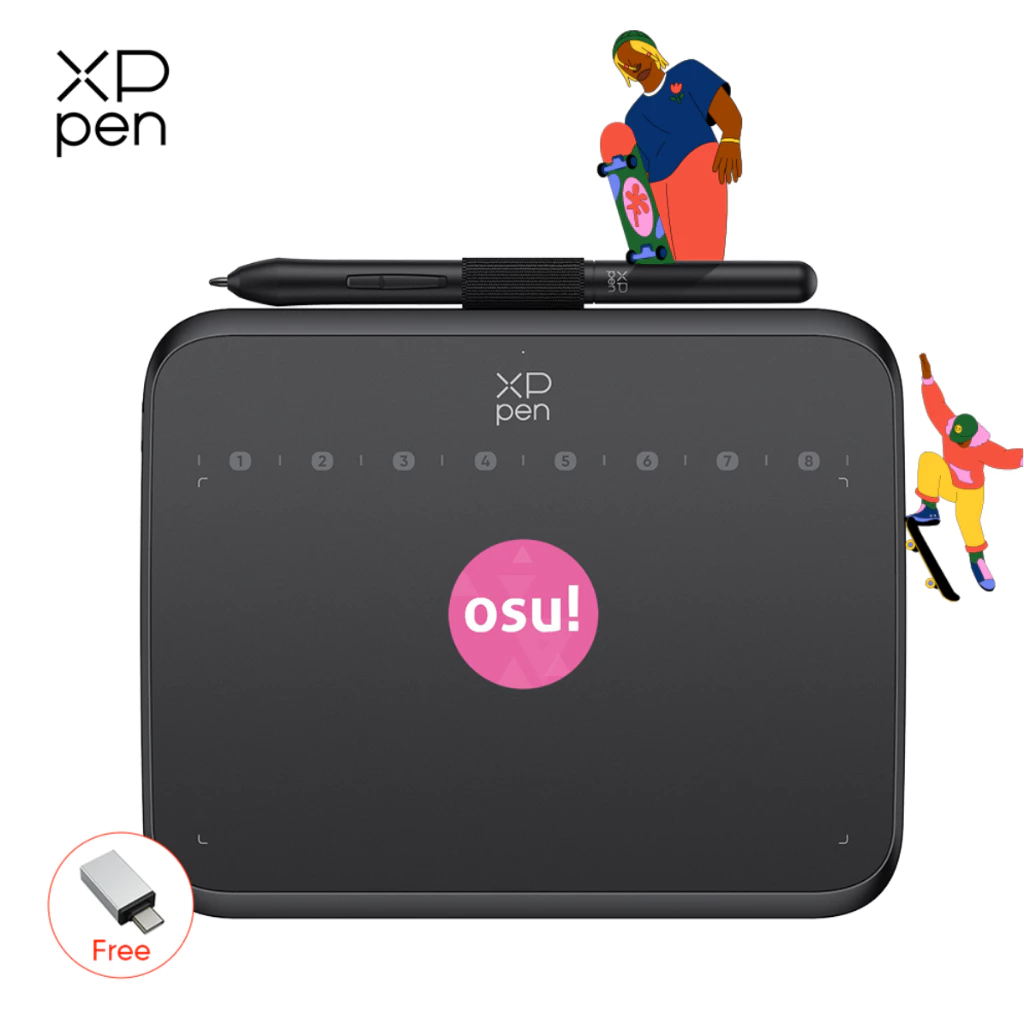 XPPen Deco 640 ปากกาแท็บเล็ตกราฟิกแท็บเล็ตการวาดภาพ Digital Drawing Pad ...