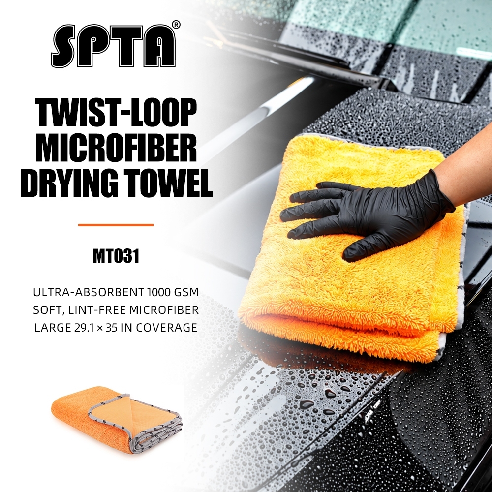 Spta รถแห้งผ้าเช็ดตัว Car Care ขนาดใหญ่พิเศษ, Ultra-Absorbing 1200 GSM ...
