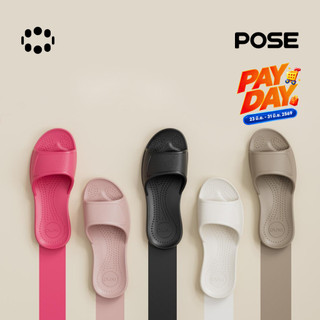 【Sản phẩm mới】POSE Breeze Women's Slides dép sandal nữ EVA chống trượt, mềm dẻo, nút massage bàn chân, thoải mái PX681201
